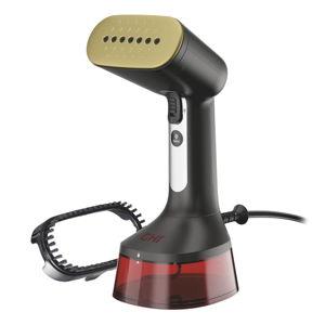 CHI Handheld Garment Steamer for Clothes, 2 Continuous Steam Modes, Full-Size 300 ml Capacity Water Tank, Ergonomic Handle, Vacation Essentials, 1600 Watts, 10’ Cord, Red (11590)