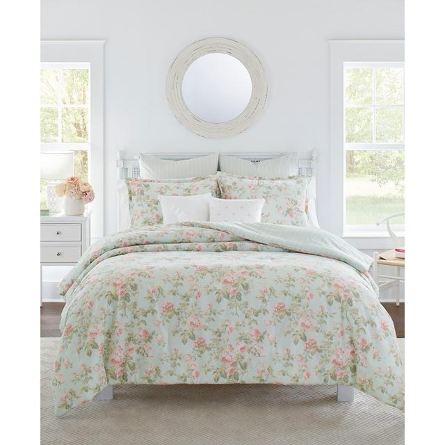 Laura Ashley Madelynn Comforter King Bonus Set