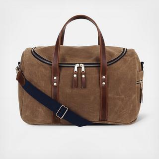Medium Waxed Canvas and Leather Bag