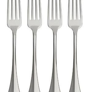 Oneida Kenwood Fine Flatware Dinner Forks, 0.30 LB, Metallic