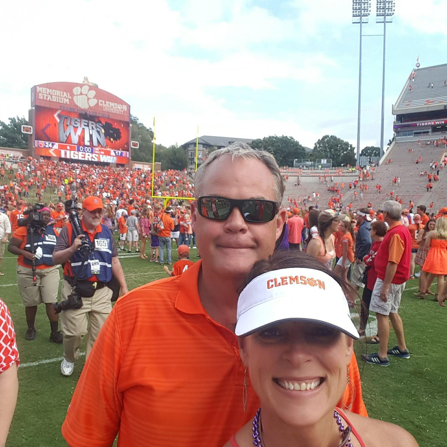 Our shared loved for Clemson Tigers home games!
