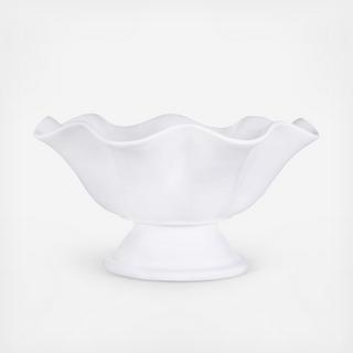 Pure White Ruffle Bowl