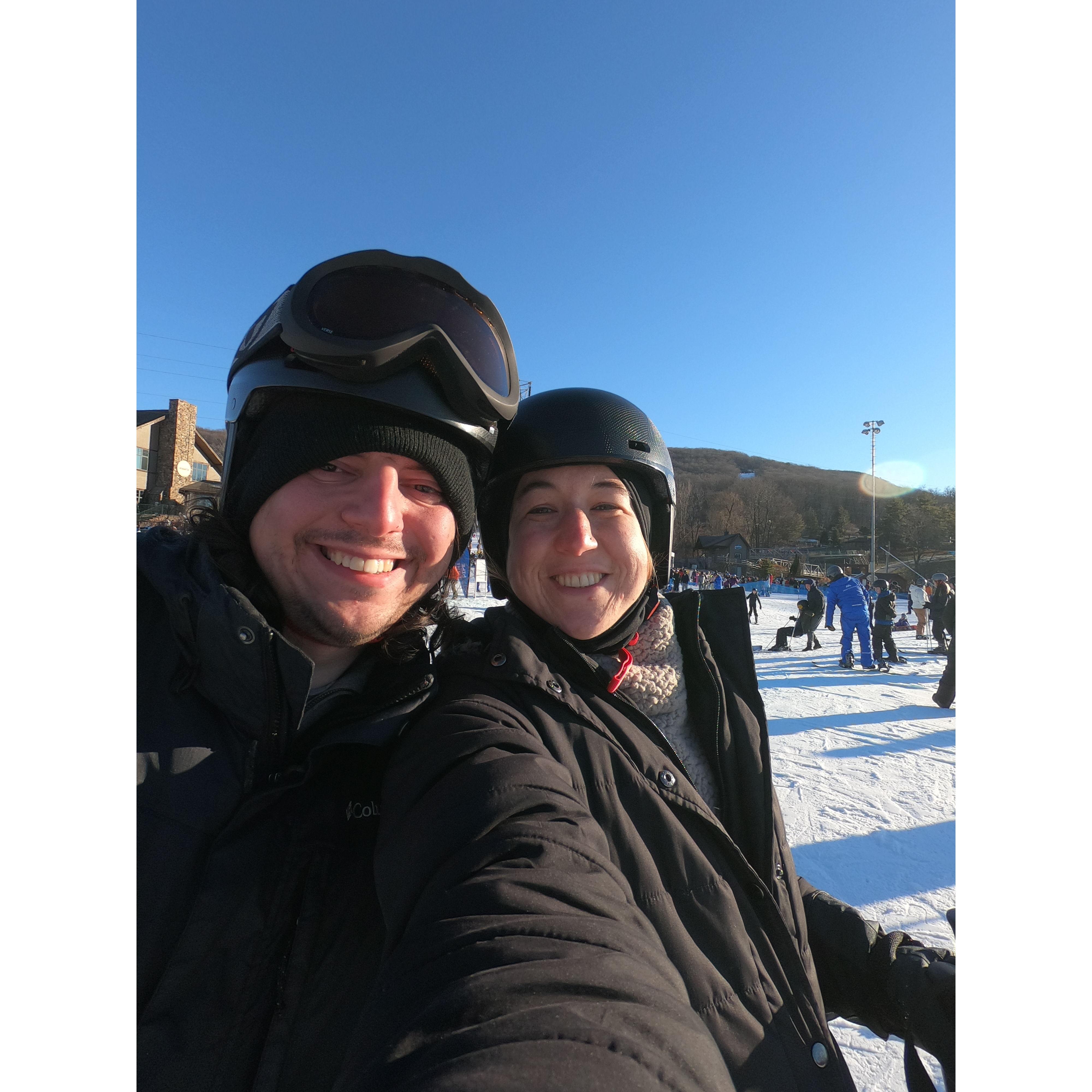 Our first skiing trip
