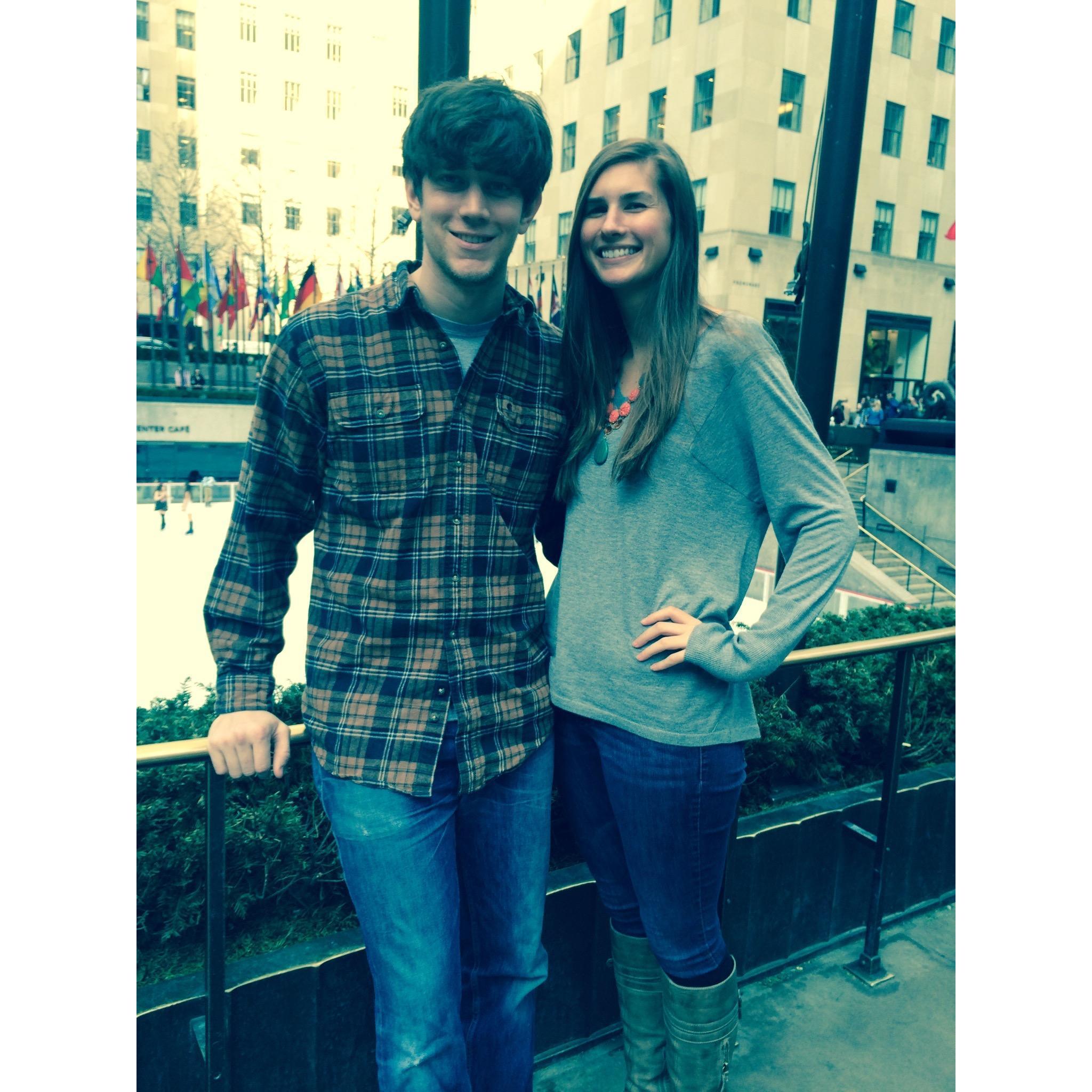 Mushroom head in NYC to see Late Night with Seth Meyers