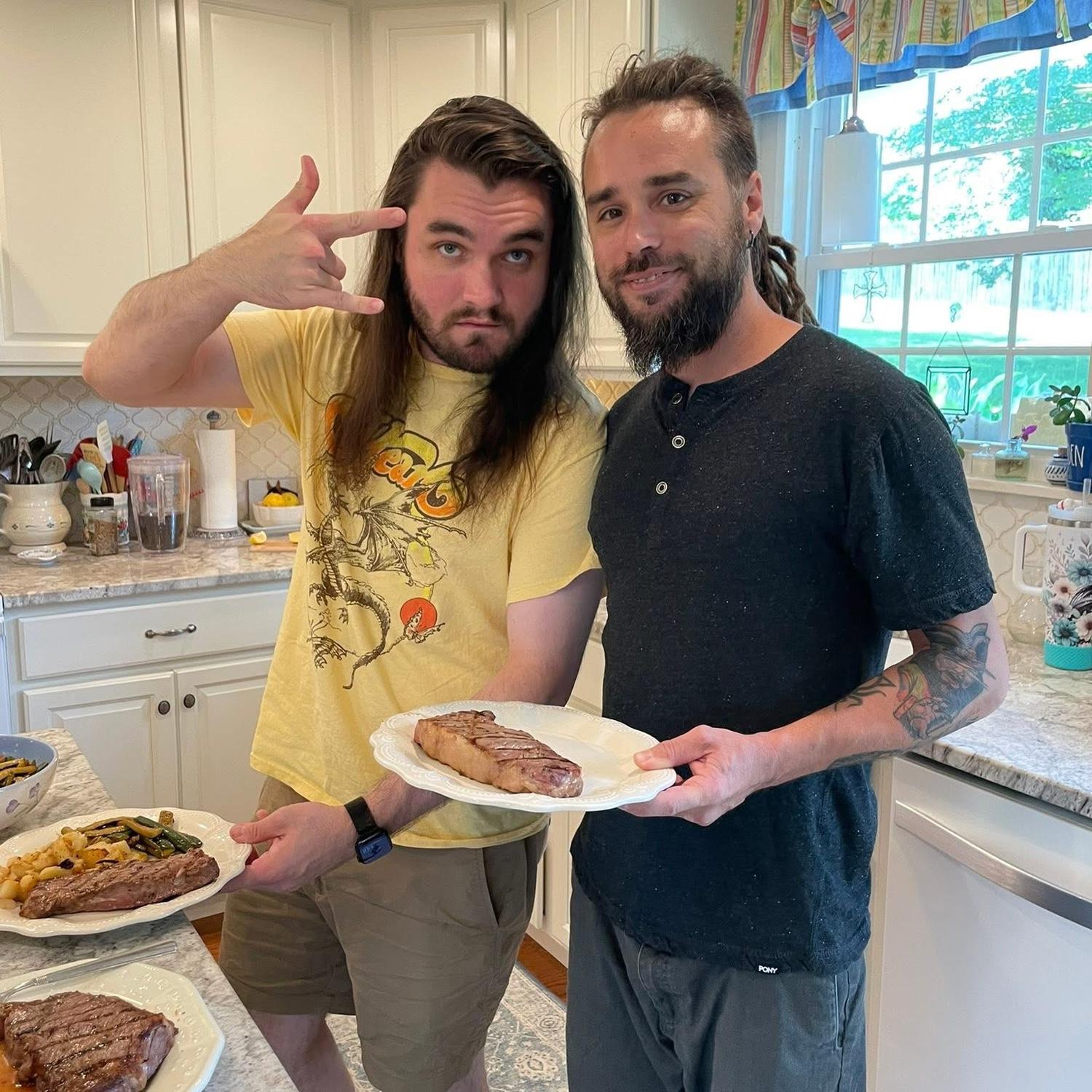 Michael’s brother Phillip and Michael!!