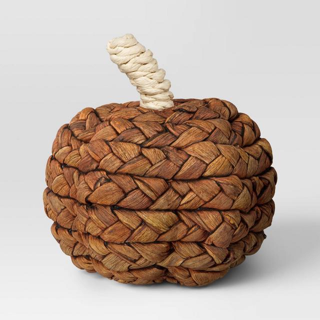 Small Woven Pumpkin Dark - Threshold™