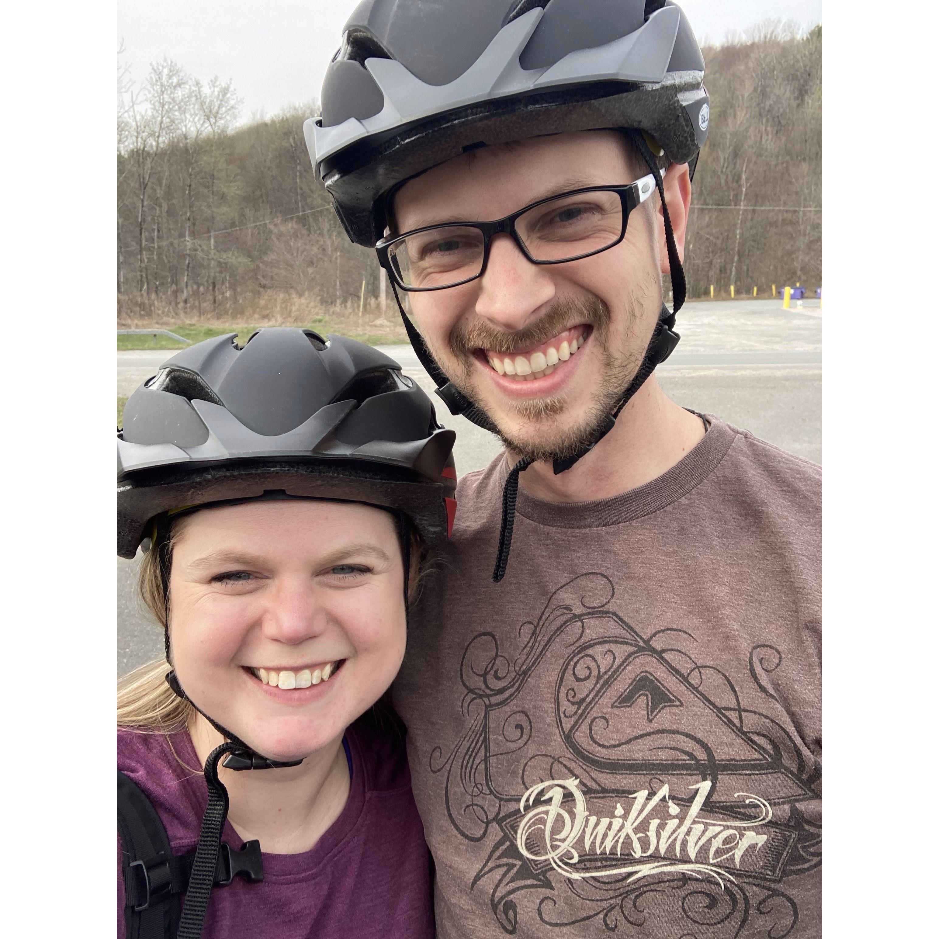 A bike ride in upstate NY.