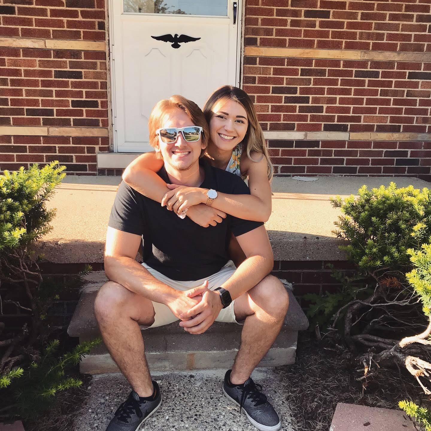 The day we were given the keys to our first home.