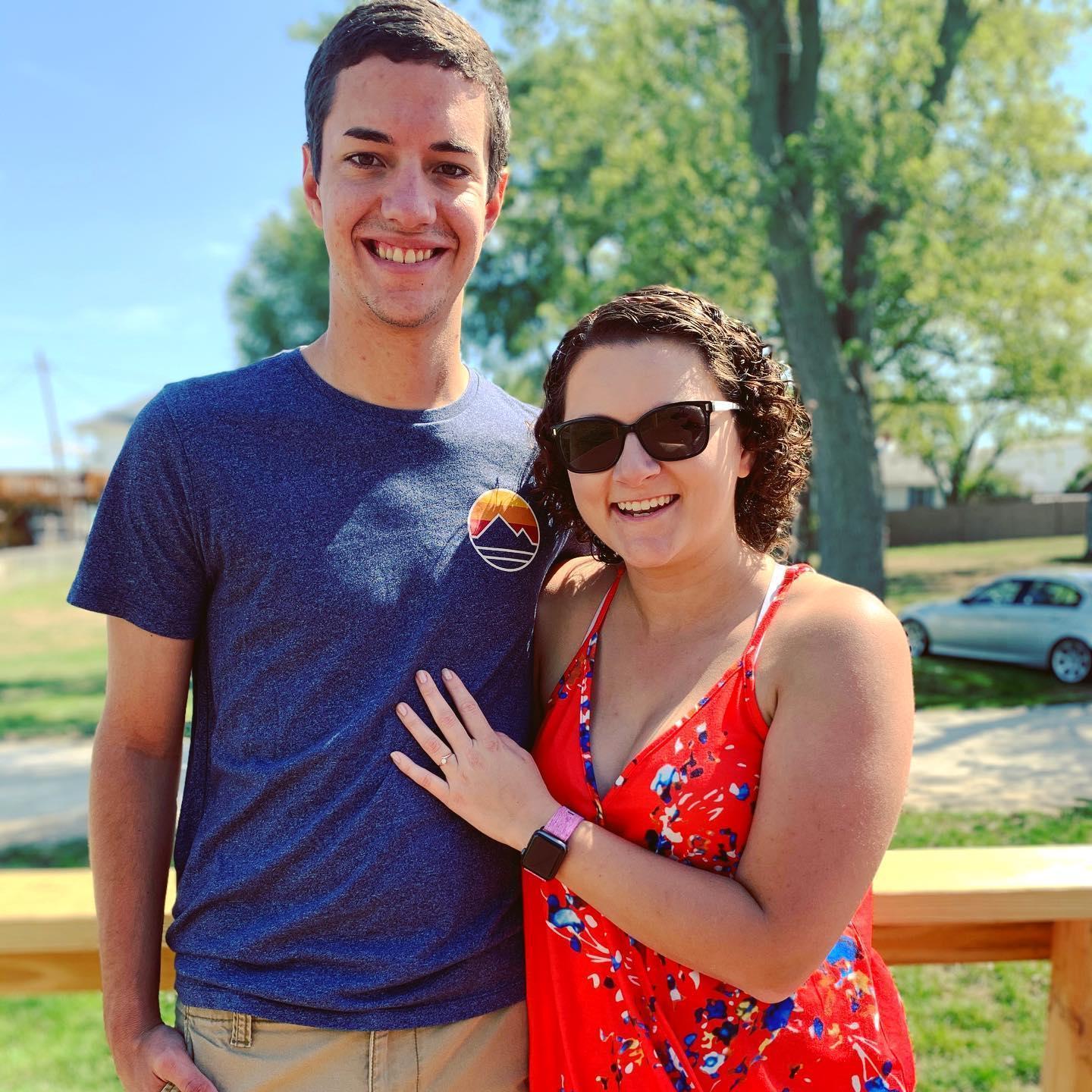 Our engagement at the lake in September 2020