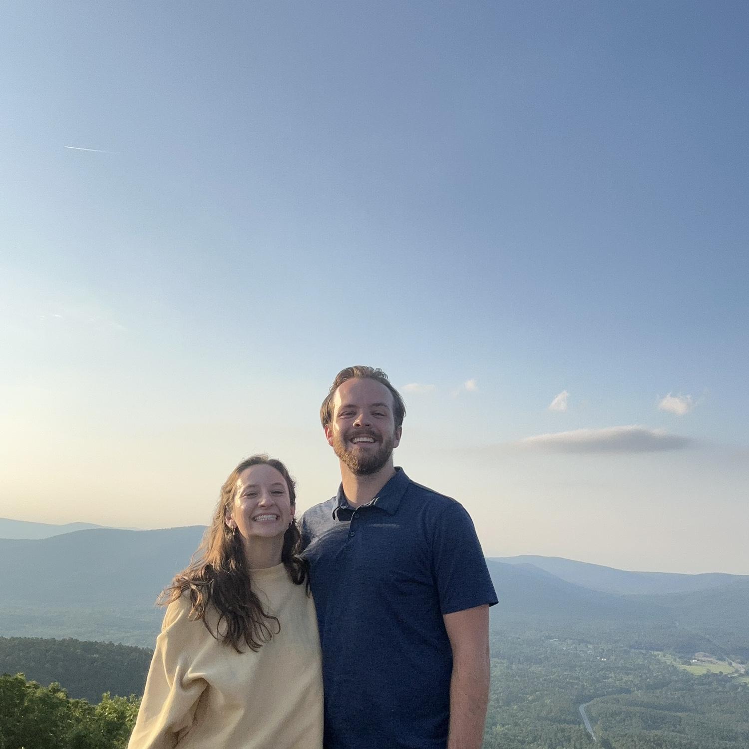 6/2/25 Steven and Bailey went to Arkansas to look at apartments together! This picture is in the Winding Stair in Oklahoma.