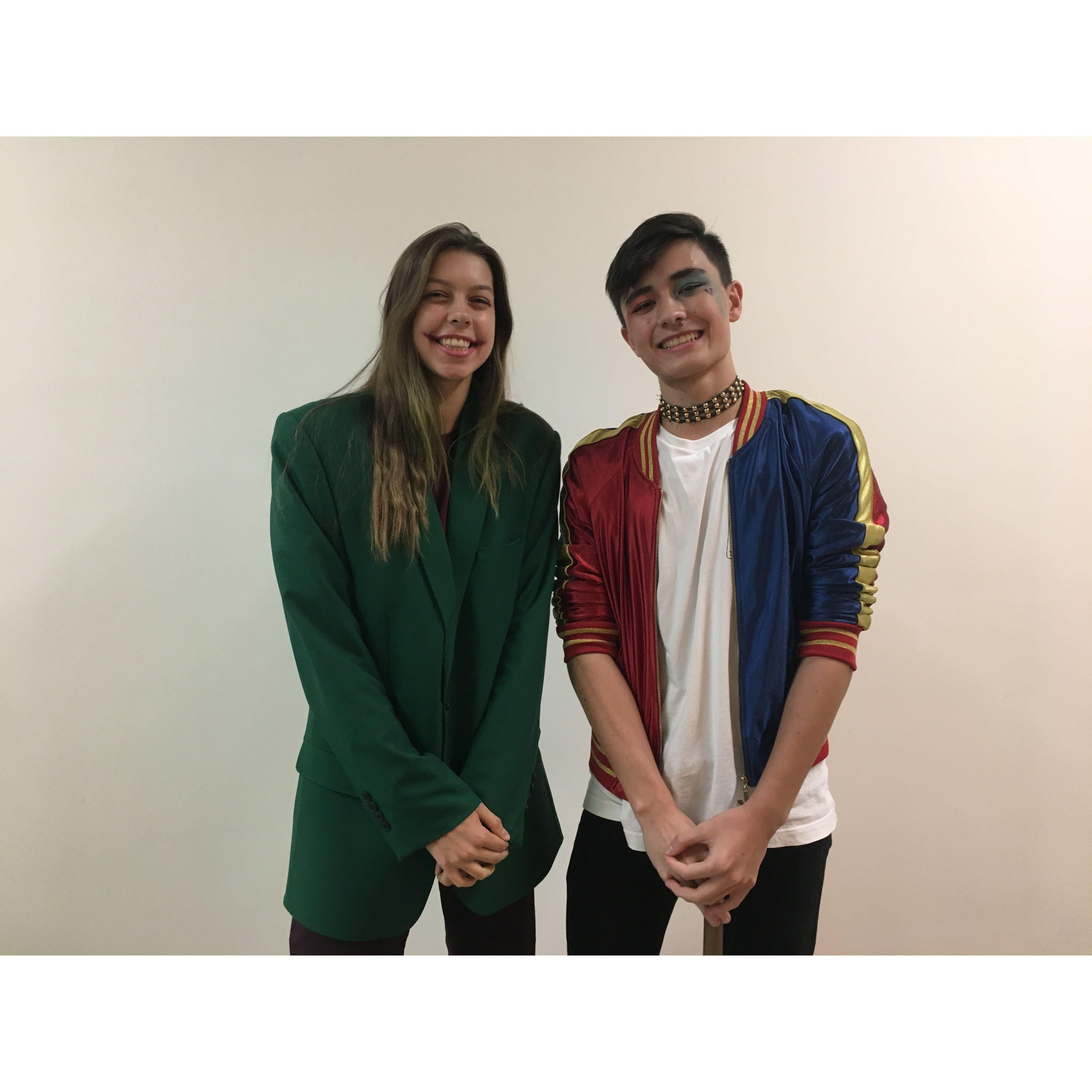 Won best couple for Halloween