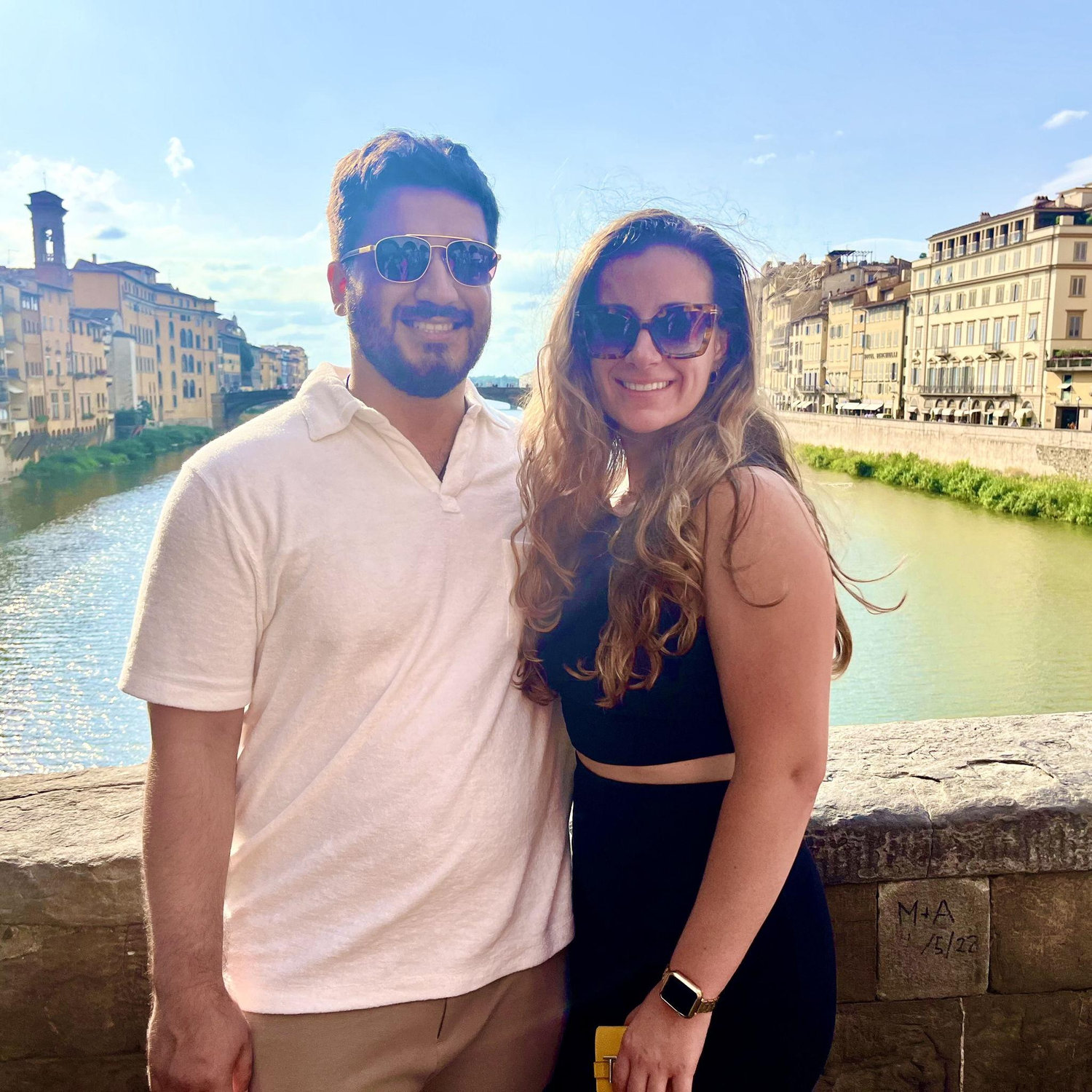 Pictures on the Ponte Vecchio