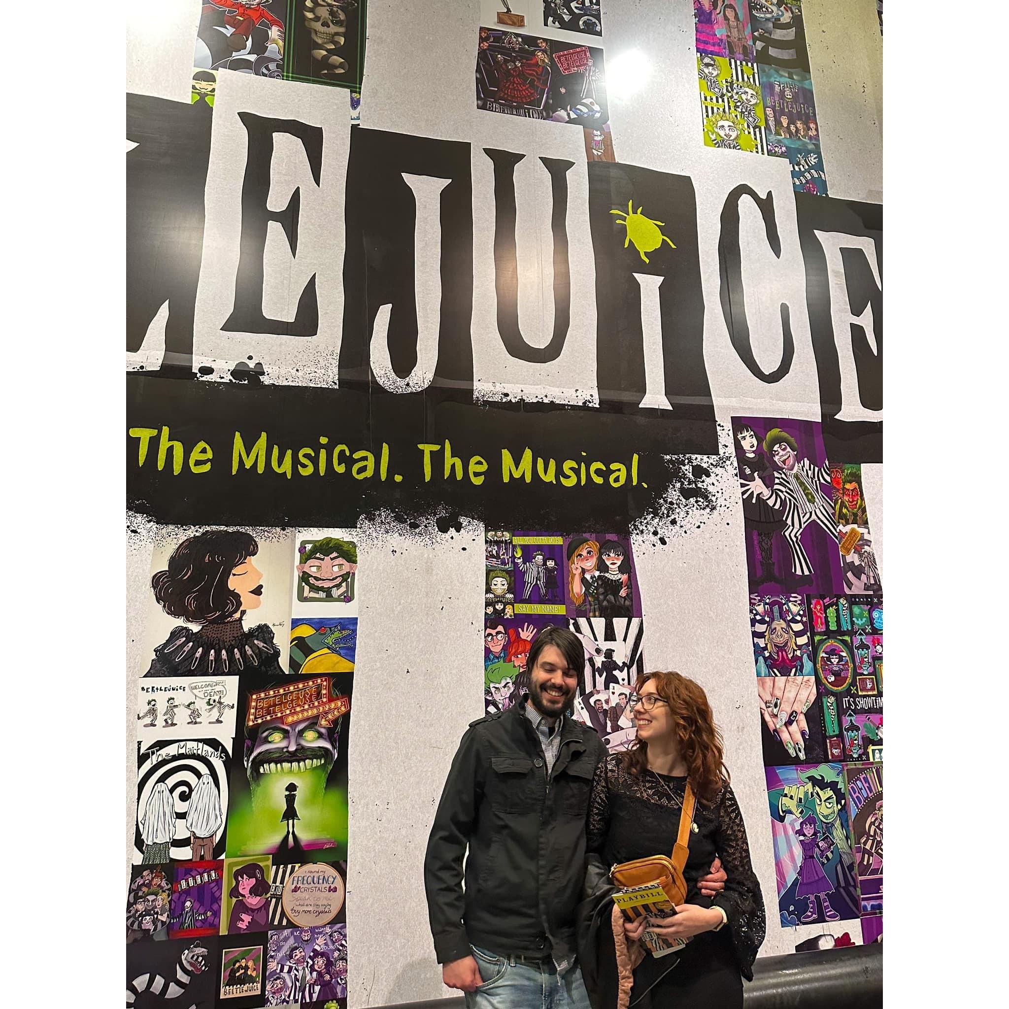 Our frist Broadway show