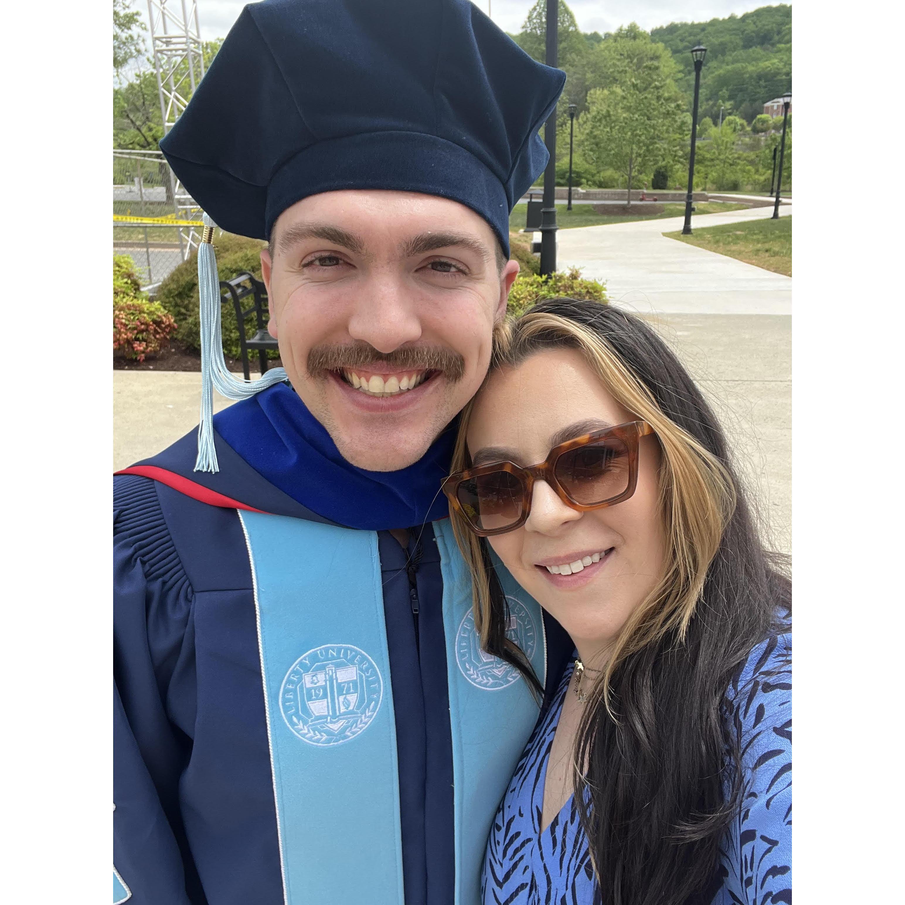 Matt graduates with his PhD and is officially Dr. Matt.