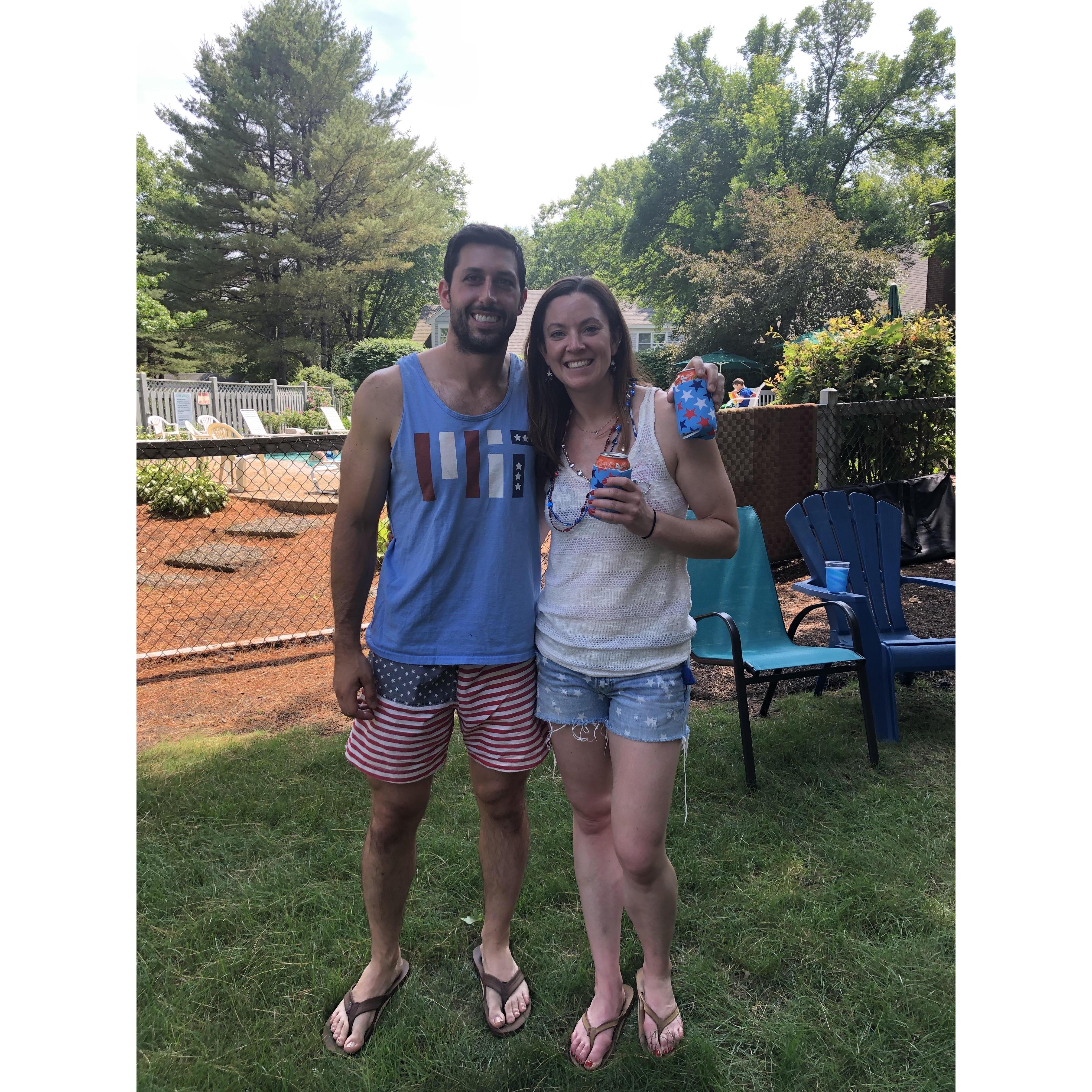 One of many 4th of July celebrations at Lake Winni