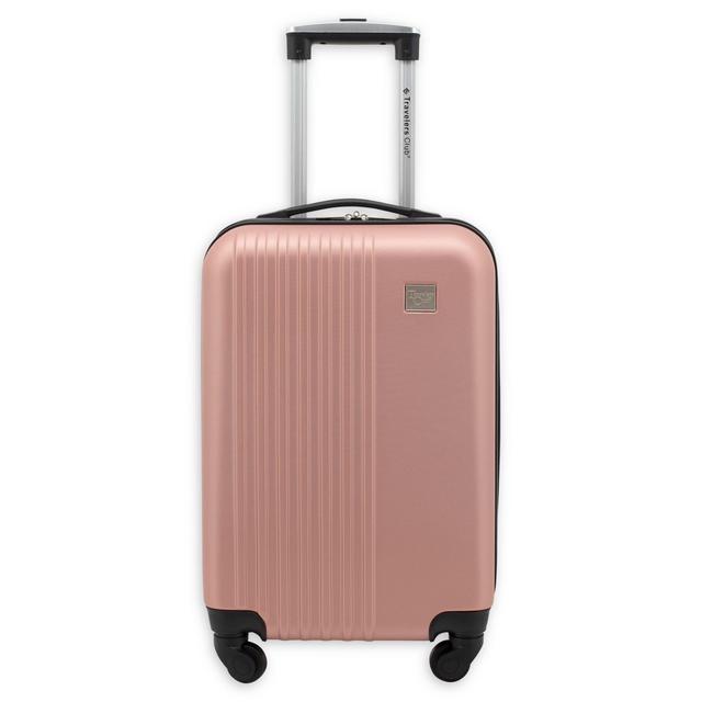 Travelers Club® Ridgewood 20-Inch Hardside Spinner Carry On Luggage in Rose Gold