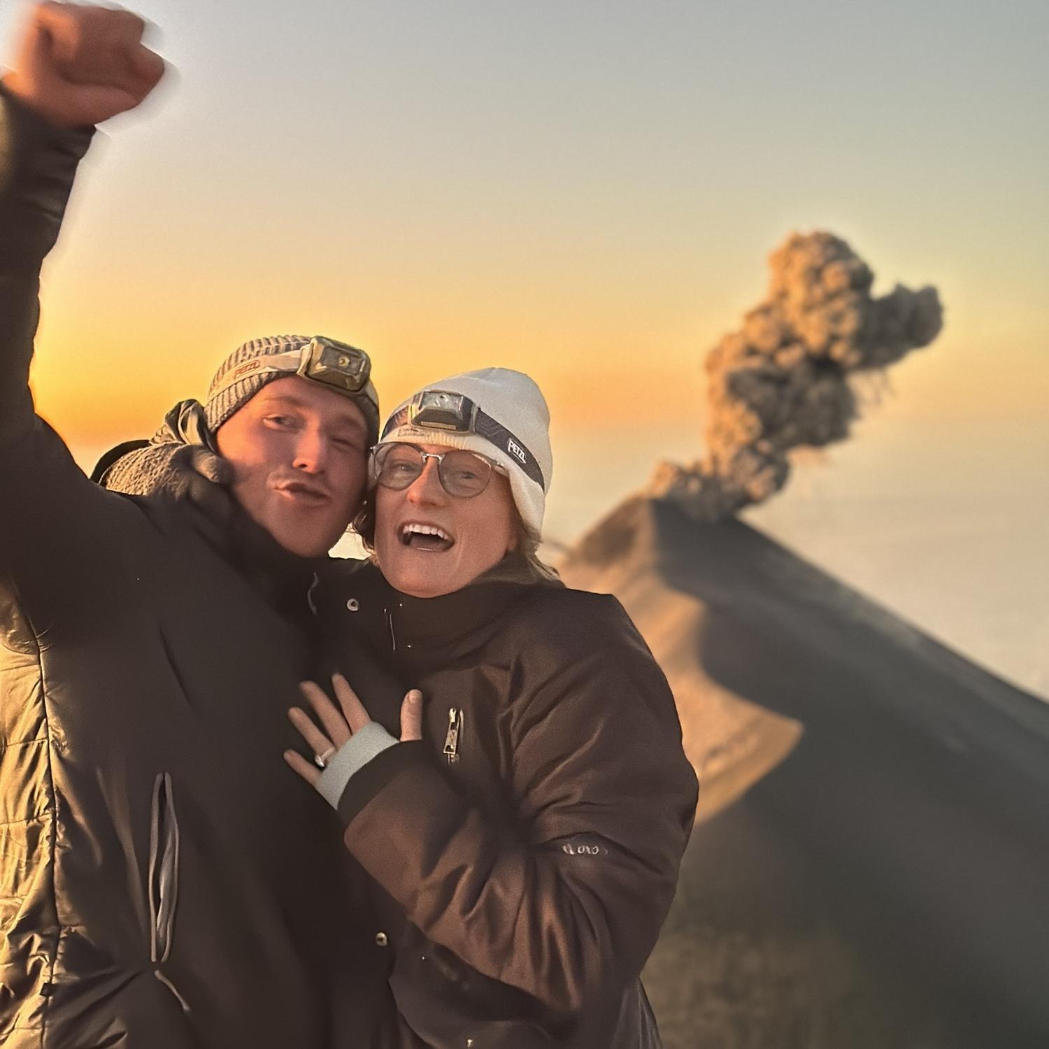 Moments after the proposal!