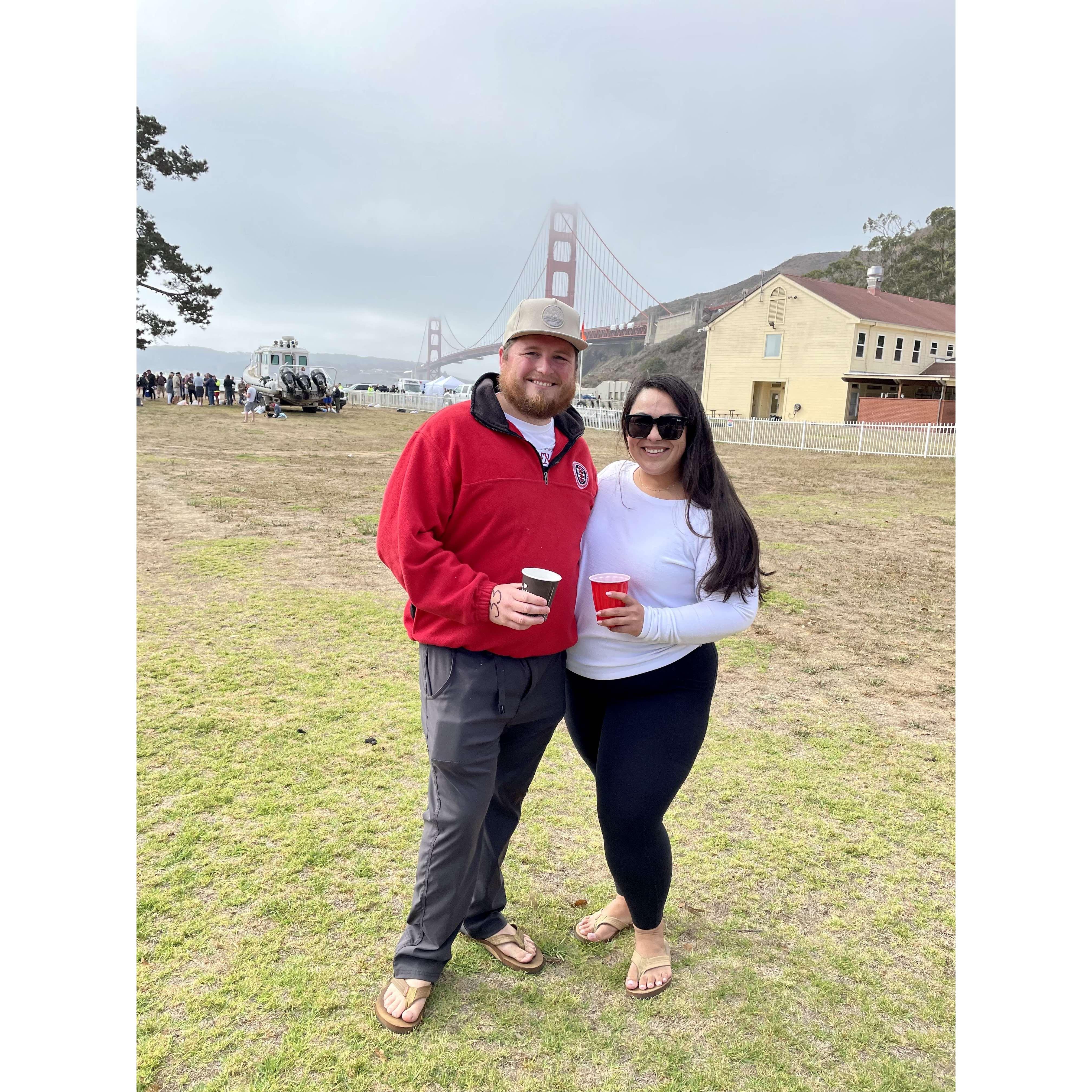 After Cary and cousins swam the Golden Gate