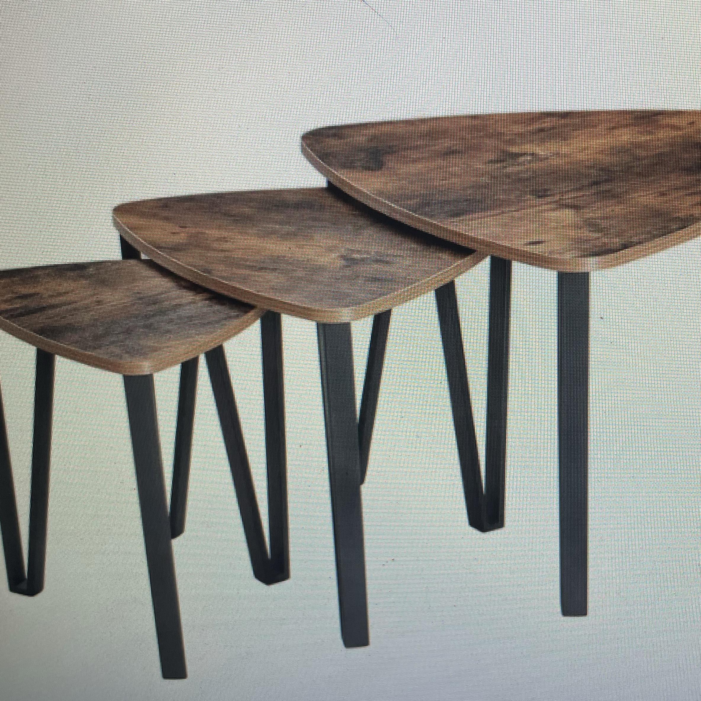 Ellert 3 Legs Nesting Tables (Set of 3)