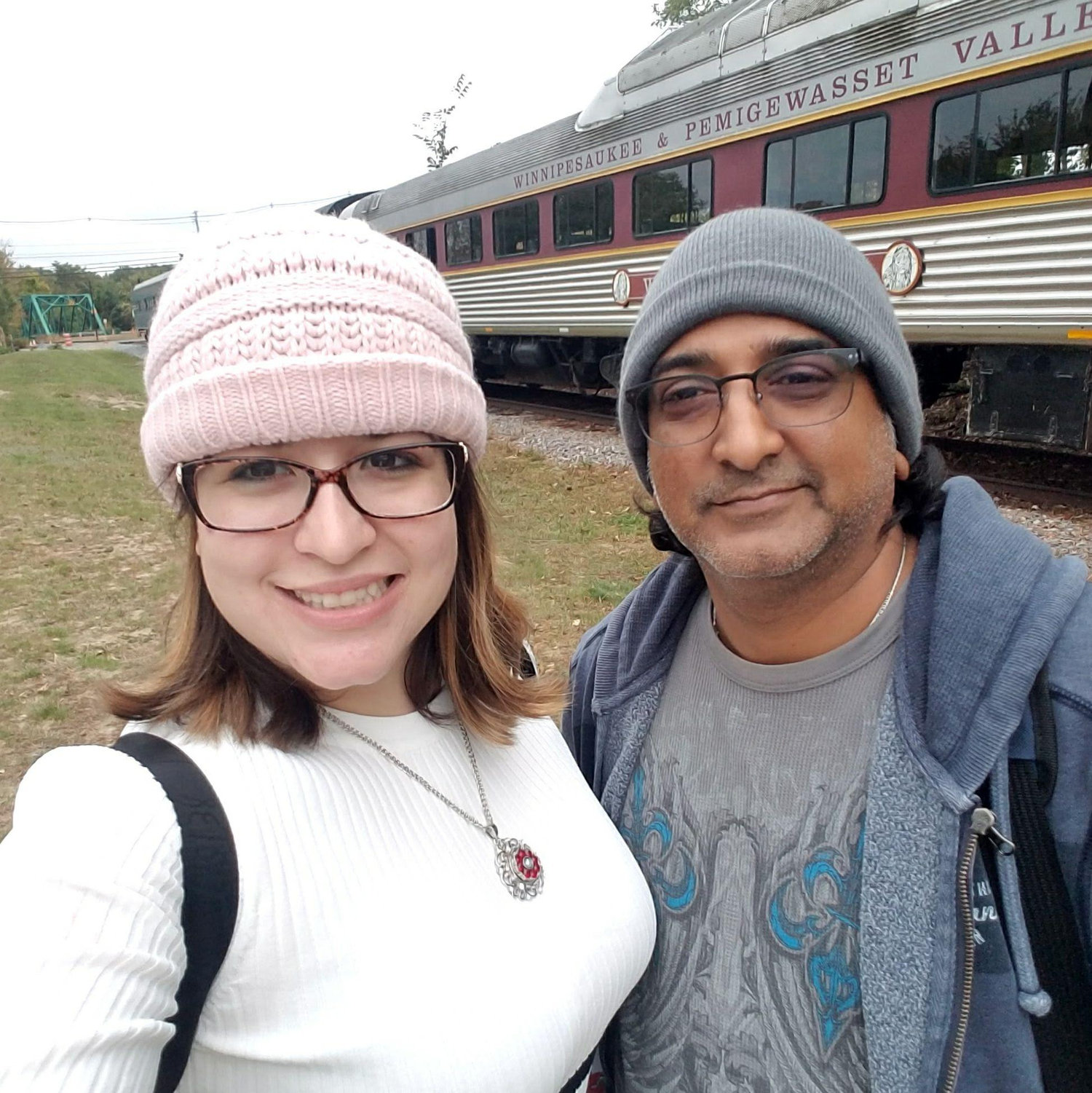 2 year anniversary and our first train ride. October 8, 2017.