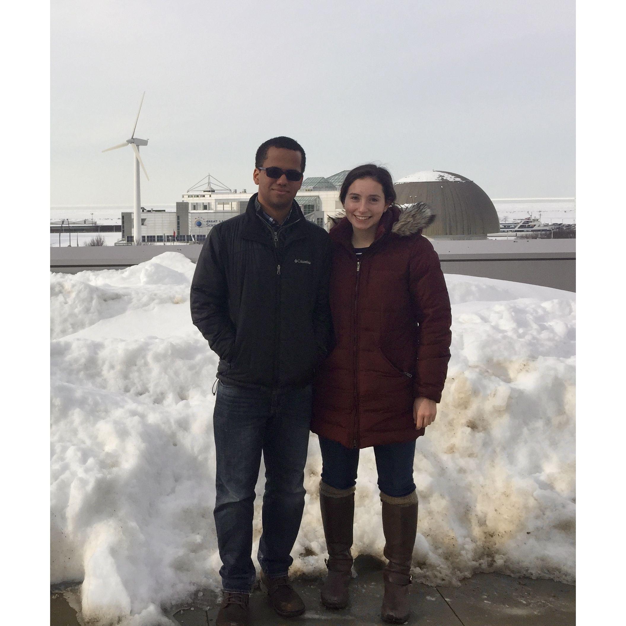 Feb 2015: Our first date at the Rock and Roll Hall of Fame