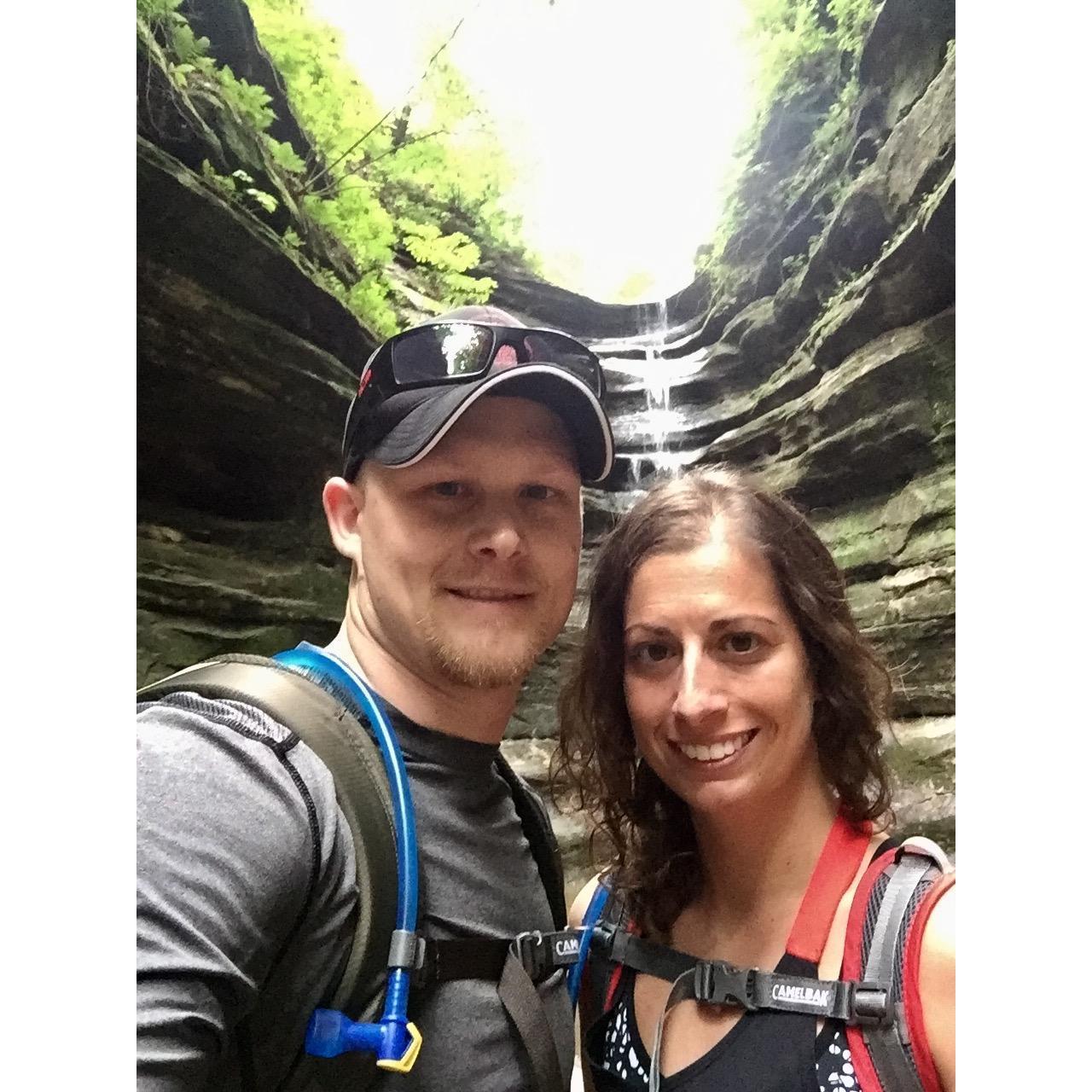 Hiking at Starved Rock!