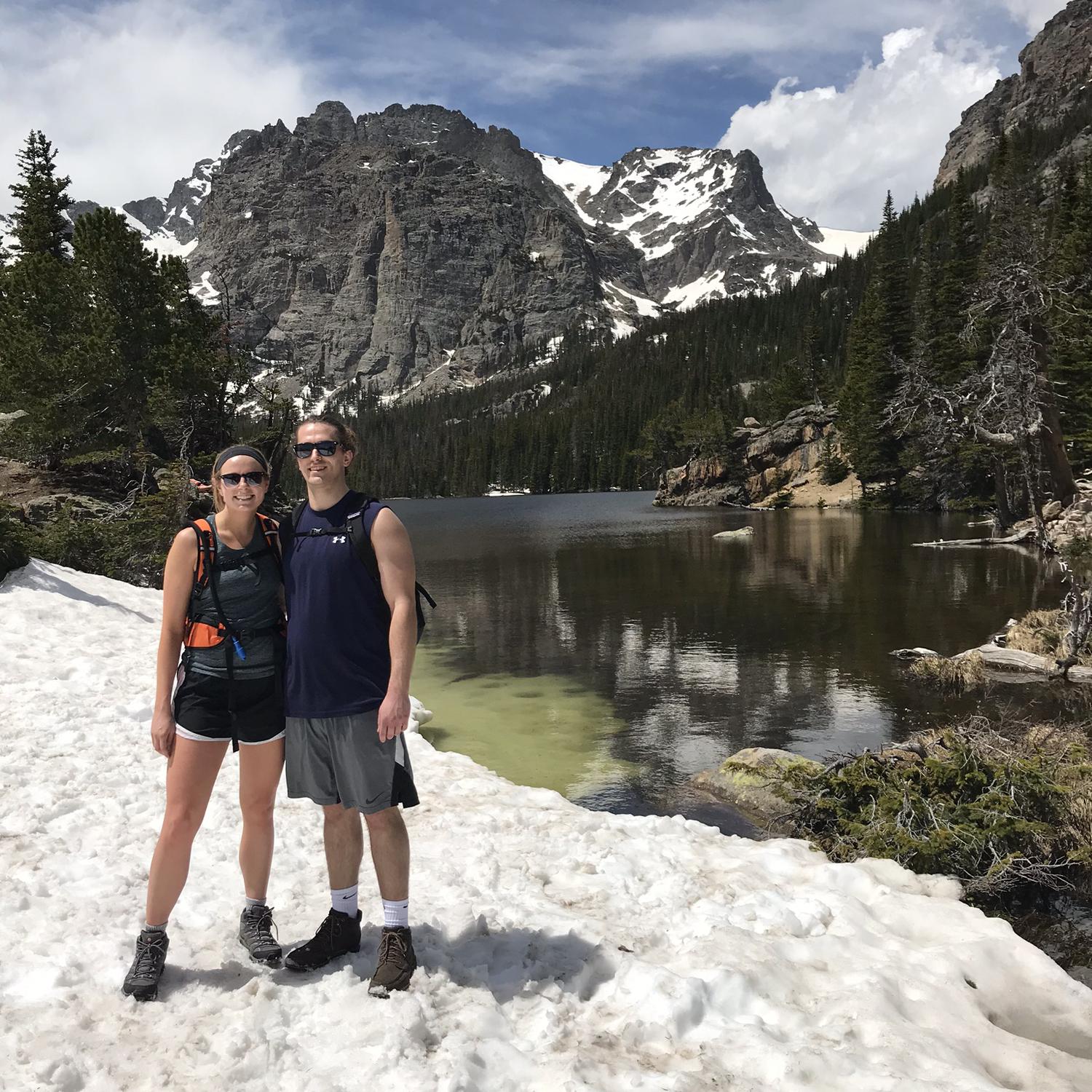 Our first hike in Rocky Mountain National Park (May 2018) - many more to come!