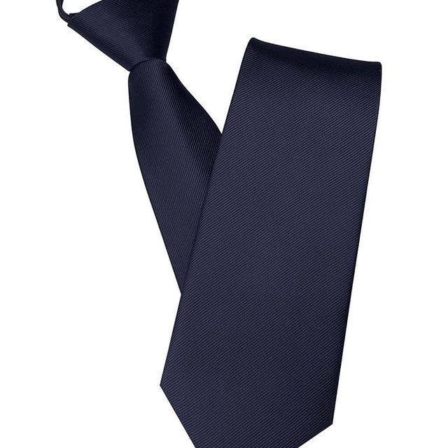 JEMYGINS 3.15“Solid Color Pre-tied Adjustable Necktie for Business and Wedding