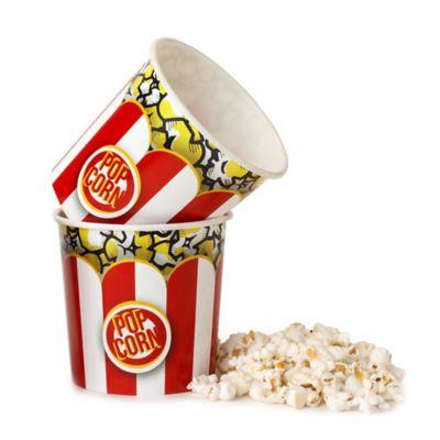 Wabash Valley Farms Striped Popcorn Tub in Red/White (Set of 2)