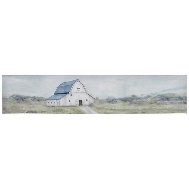 Blue Barn Canvas Wall Decor