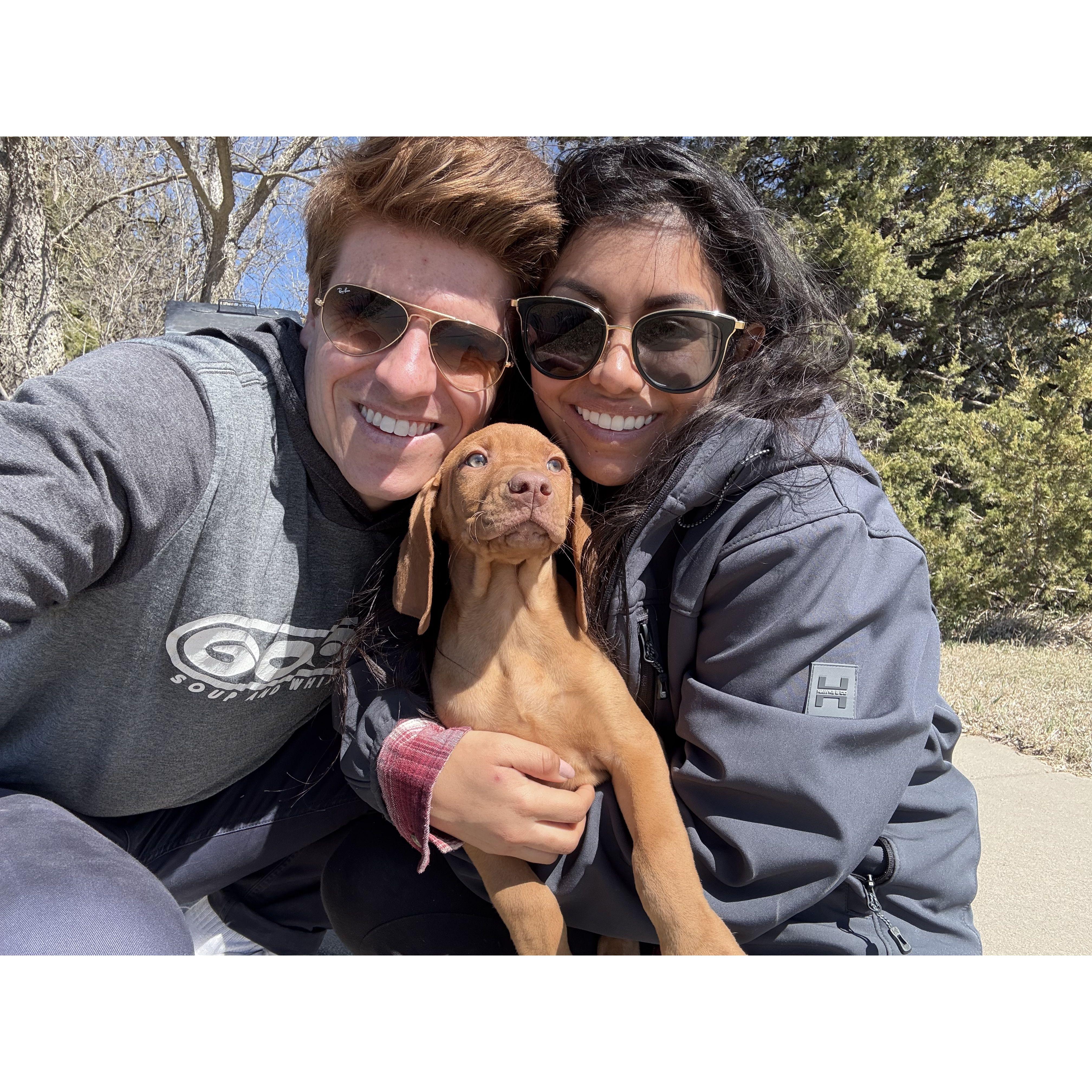 The day we got Bruno in Clifton, Kansas