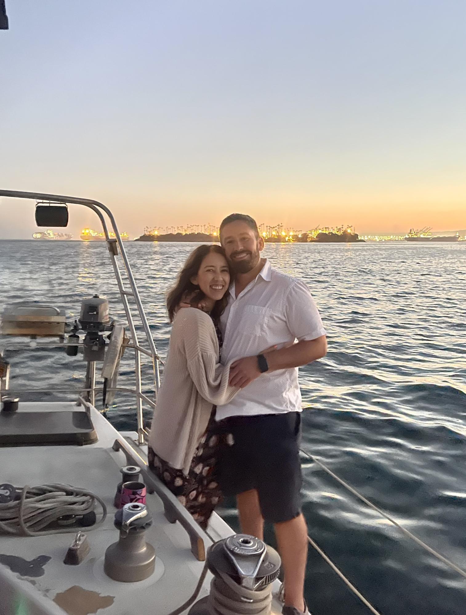 The night he proposed!