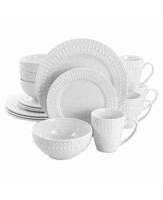 Elama Cara Dinnerware Set of 16 Pieces