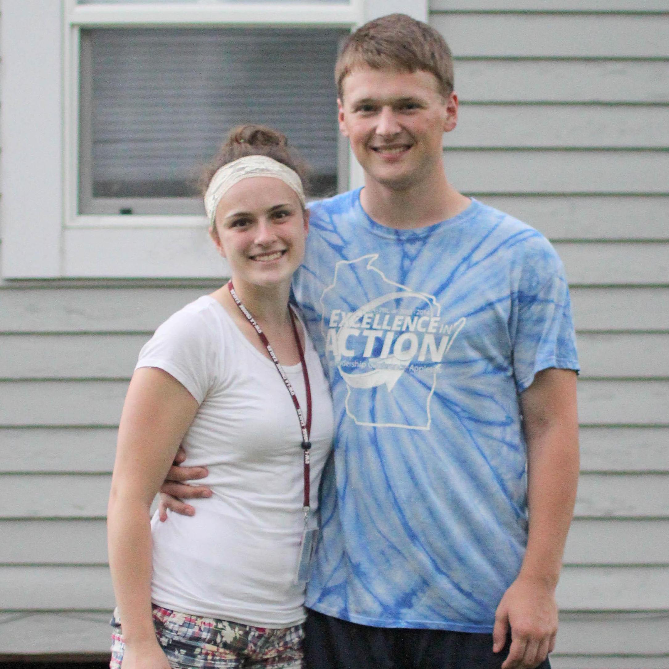 First day of school as juniors at UW-La Crosse, September 2016