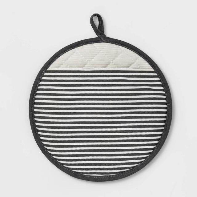 Stripe Silicone Pot Holder Gray - Project 62™