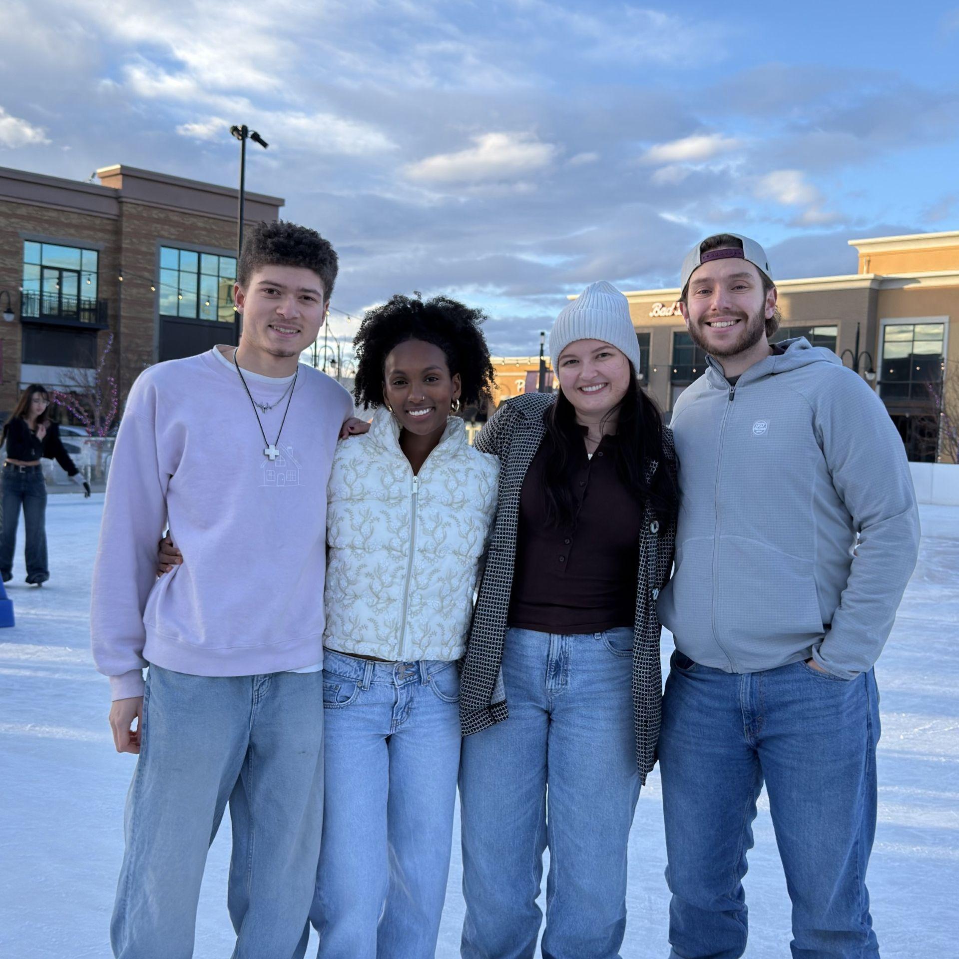 Turns out Olivia wasn't as good at ice skating as she thought