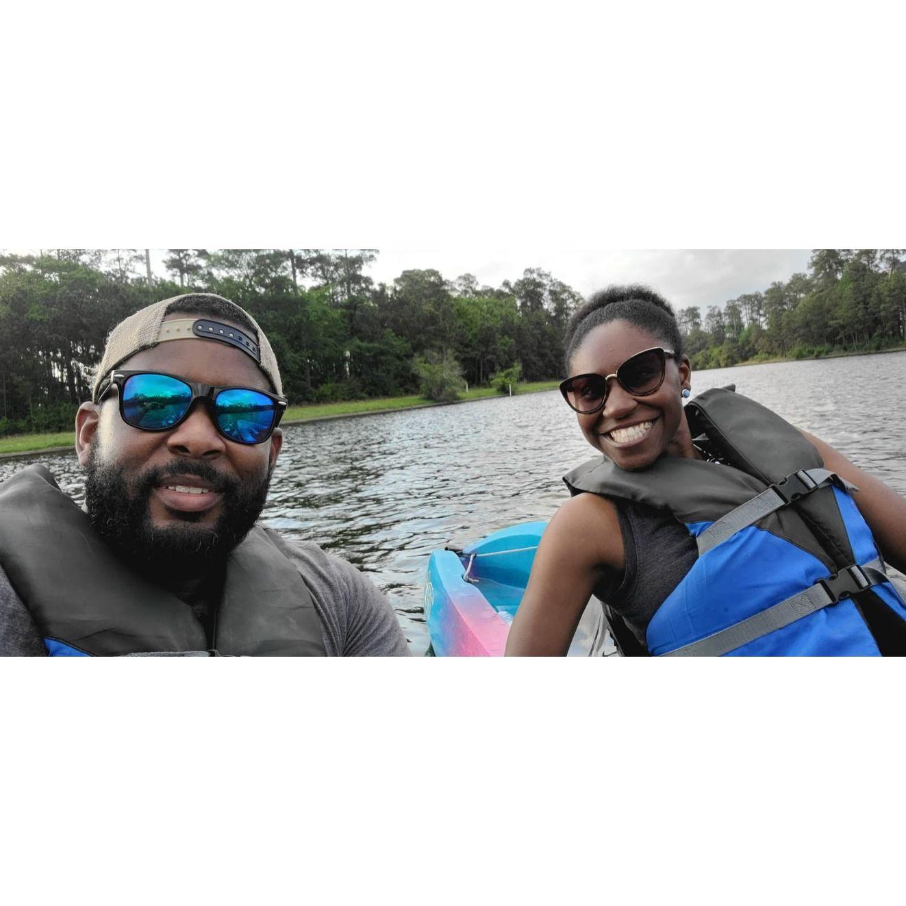 Kayaking in Lake Woodlands, The Woodlands, TX