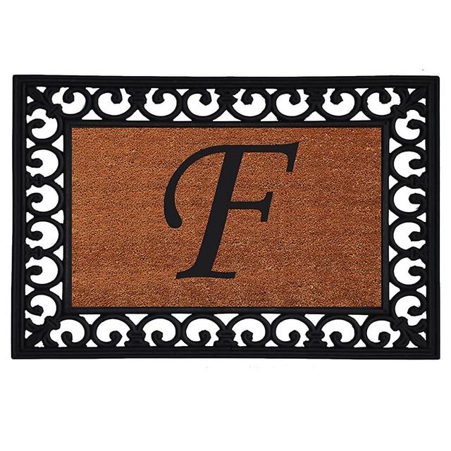 Calloway Mills 180041925F Monogram Insert Doormat 19" x 25" (Letter F)