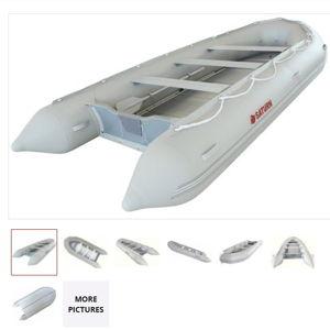 15' Military Grade Inflatable Boats for Special Ops, Fire Rescue - Light Gray