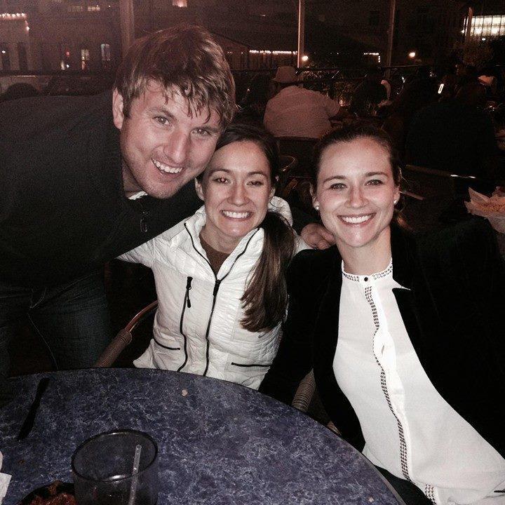 Laura and Johnny came to visit me in Austin, TX!  Down on 6th street for some good food! - 2014