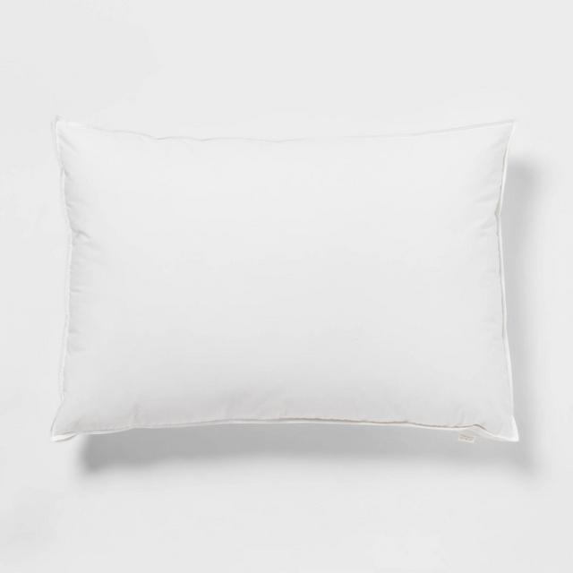 King Down & Feather Blend Firm Bed Pillow White - Threshold™