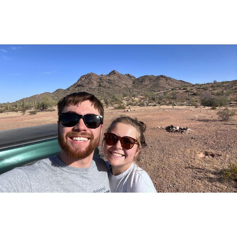 Drove across the country together to move from Pennsylvania to Arizona!