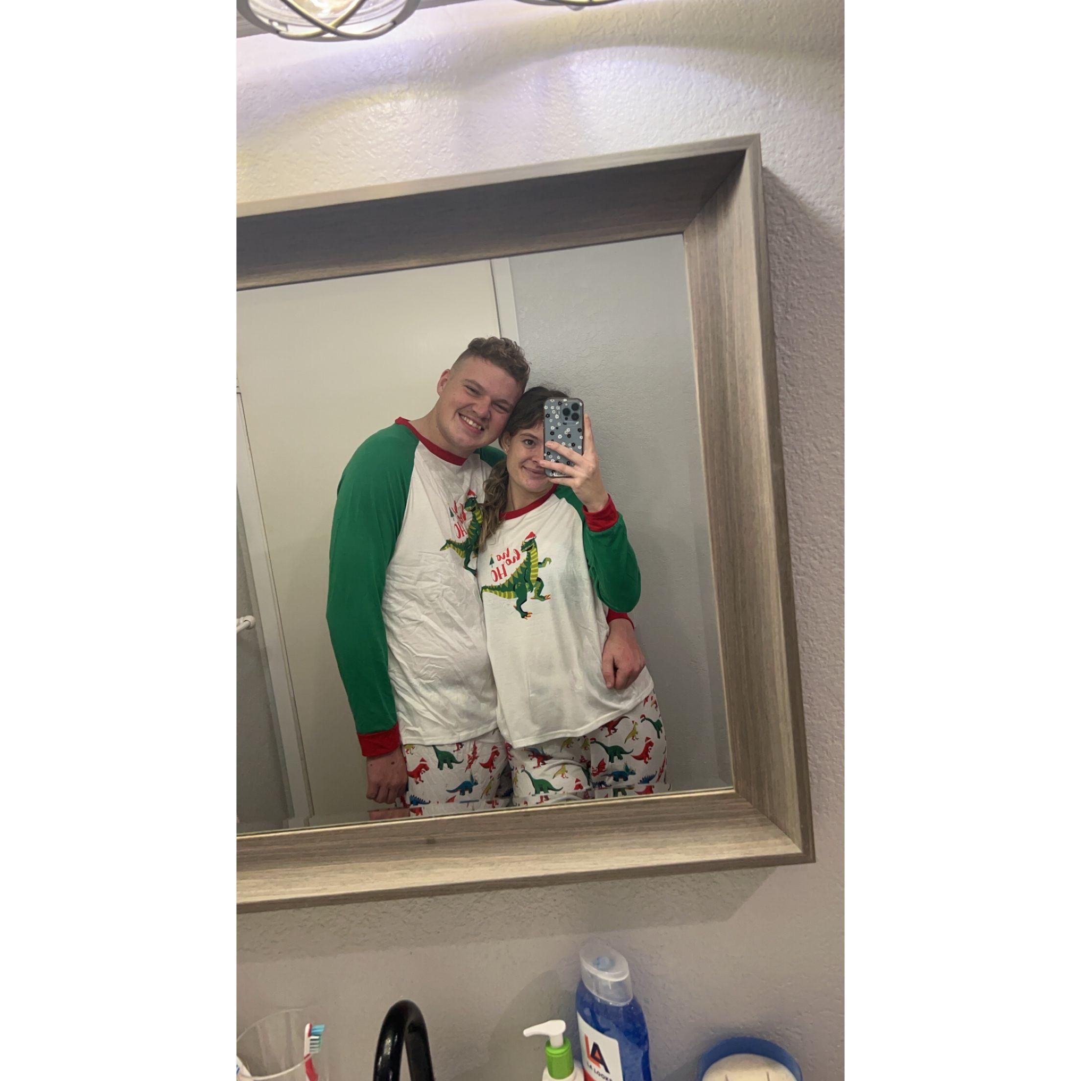 Matching jammies from Mama Steed