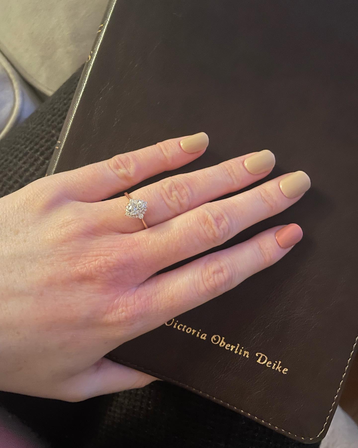 The study bible he gave me when he proposed, engraved with my new last name. *sniff* 🥺