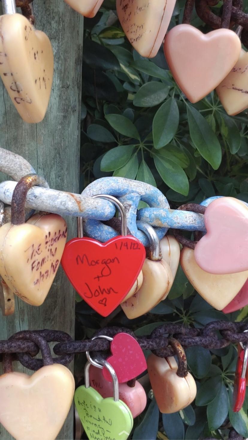 Our lock we left in Key Largo, FL