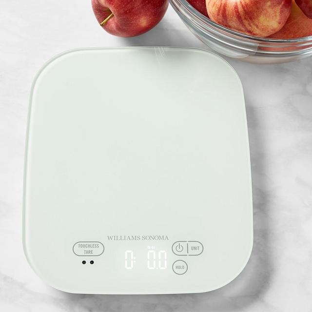 Williams Sonoma Touchless Tare Waterproof Scale, 30-Lb., White