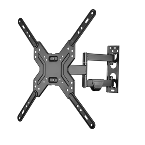 Best Buy essentials™ - Full Motion TV Wall Mount for Most 19–50" TVs - Black