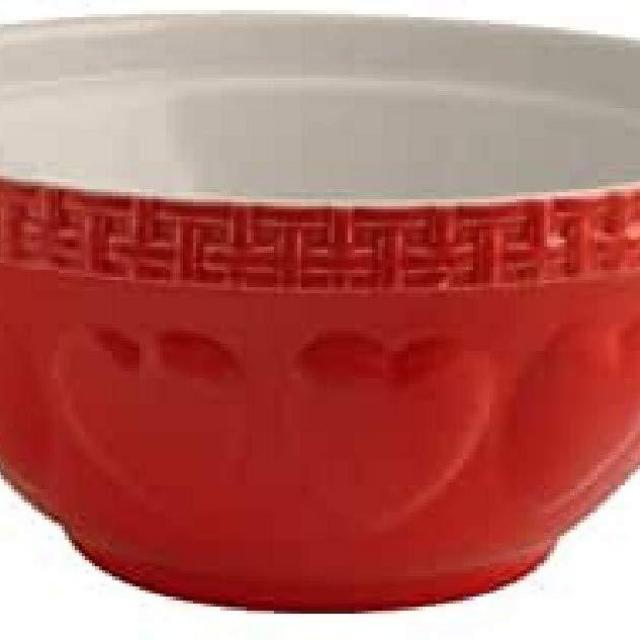 Mason Cash Chip Resistant Earthenware S12 Red Mixing Bowl, 29 x 29 x 14 cm