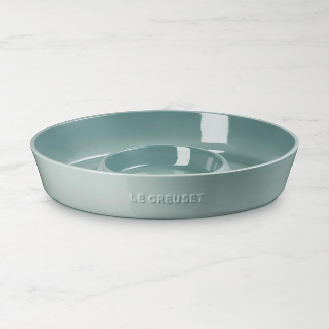 Le Creuset Chip & Dip Platter, Sea Salt