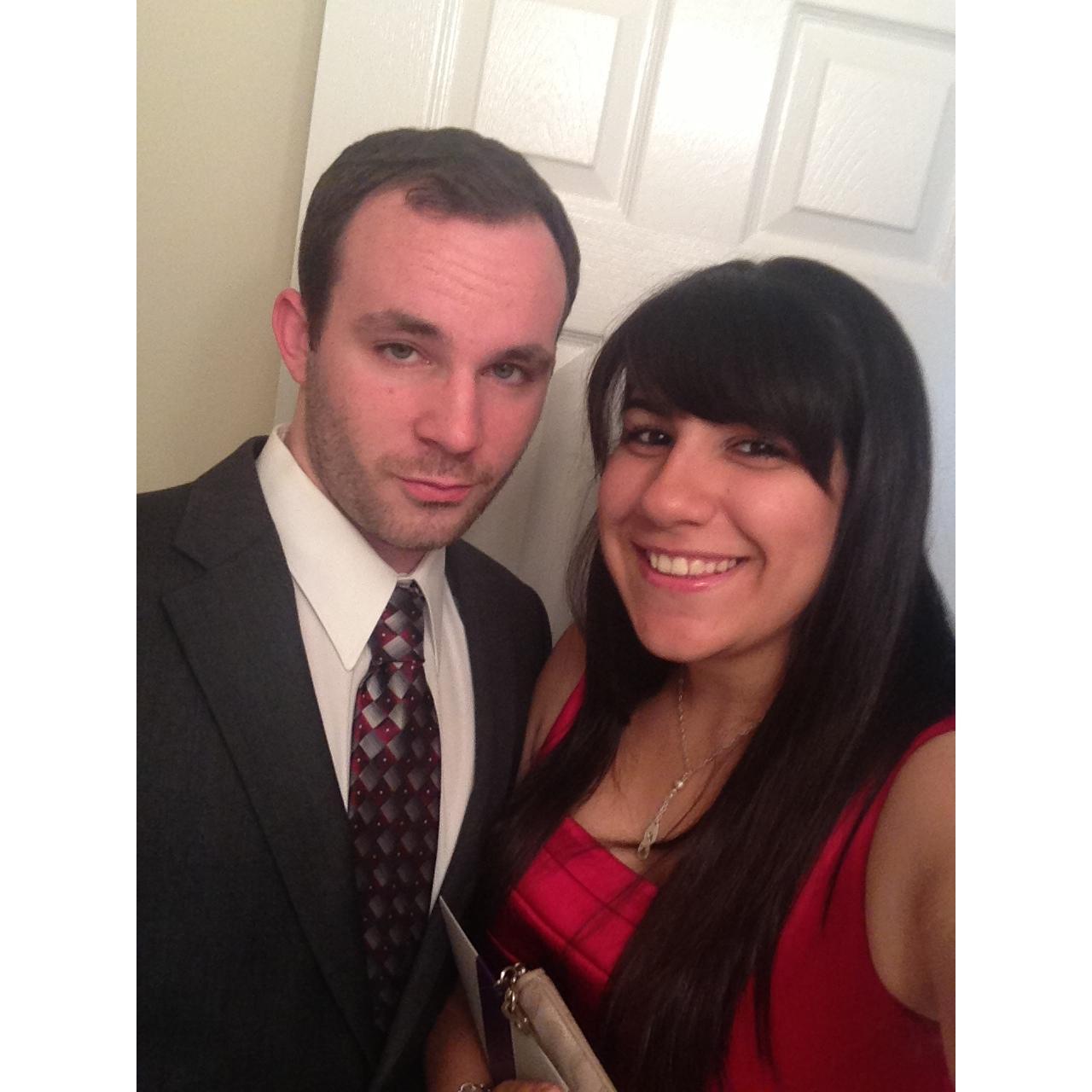 On our way to a friend's wedding! 2014